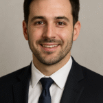 Professional headshot of a male HVAC professional in a navy suit on a gray backdrop — Texas Air Conditioning & Heating LLC, San Antonio
