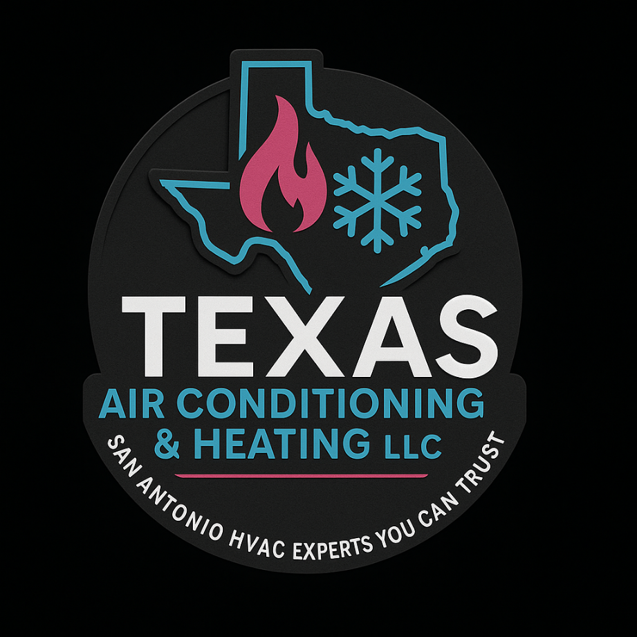 Texas Air Conditioning & Heating LLC San Antonio business logo representing trusted local HVAC experts for AC repair, heating service, high-efficiency systems and indoor air quality