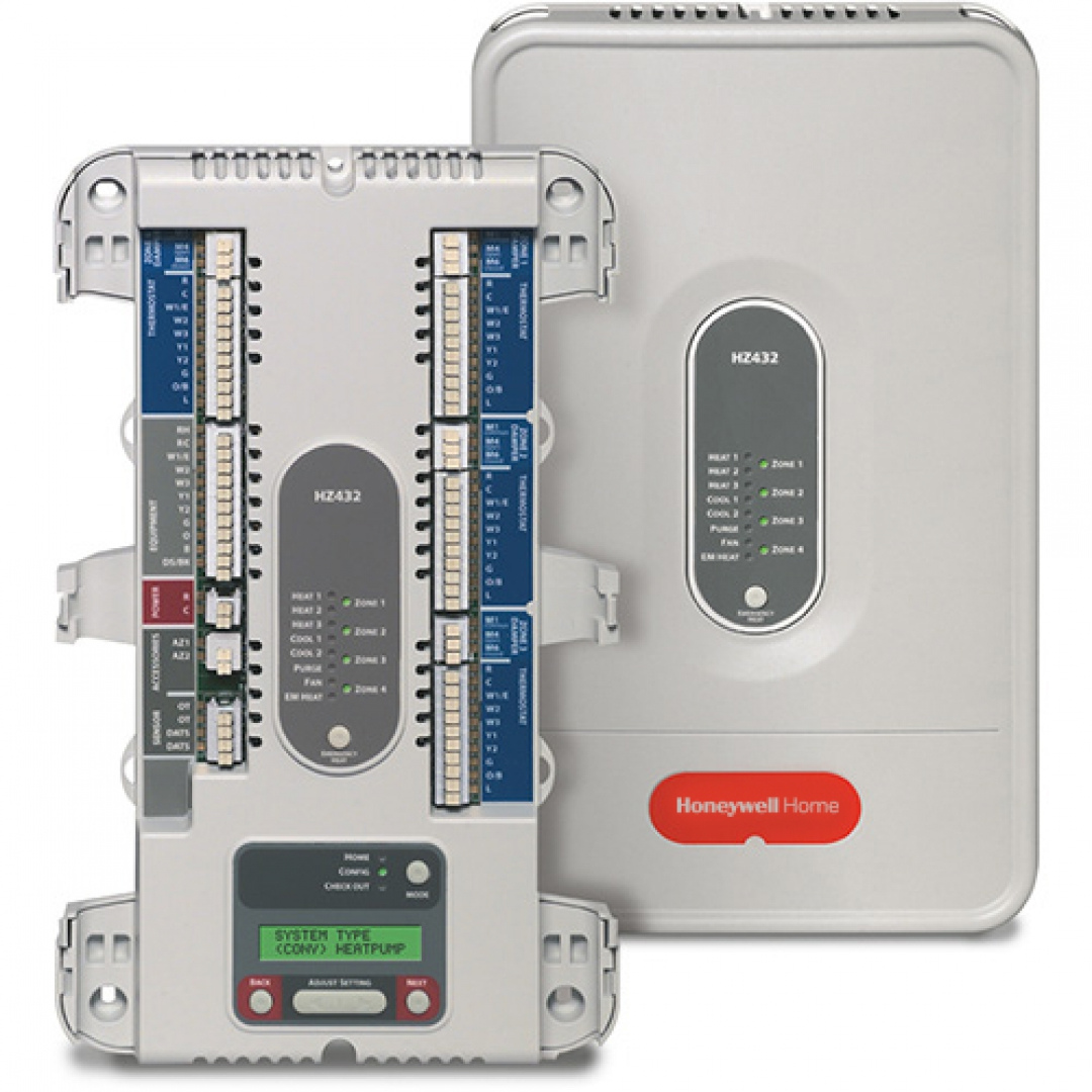 Texas Air Conditioning & Heating LLC logo with HVAC zone control system showing zone board and duct dampers for multi-zone comfort in San Antonio TX.