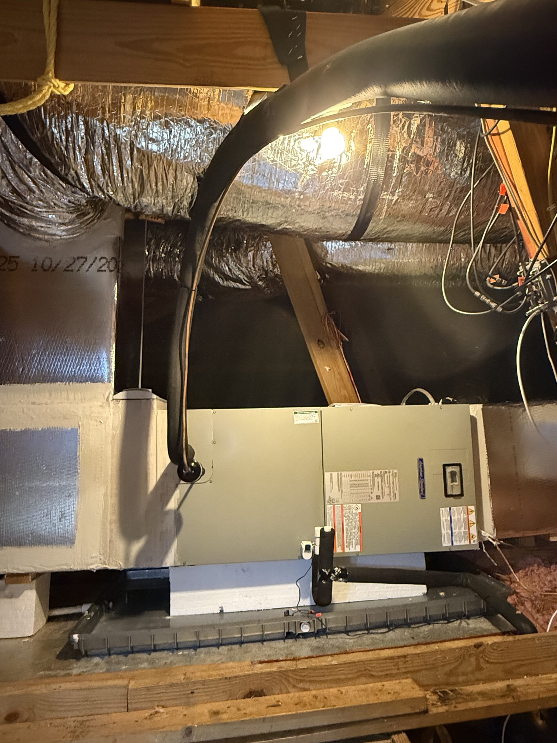 Air handler drain line and safety switch service in San Antonio