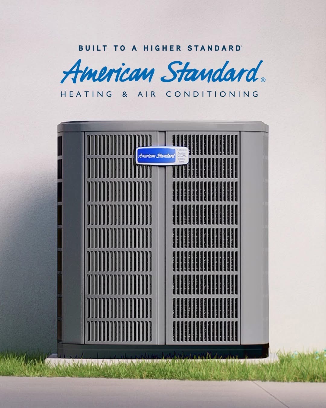 Leveling an outdoor AC condenser on pad in San Antonio